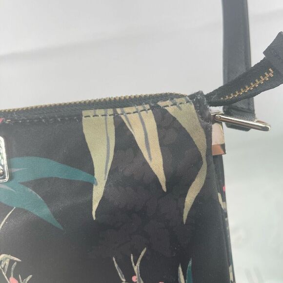Kate Spade New York Womens Crossbody Bag Wilson Road Botanical Black One Size - Picture 7 of 16